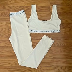 All white and Roman numeral SET